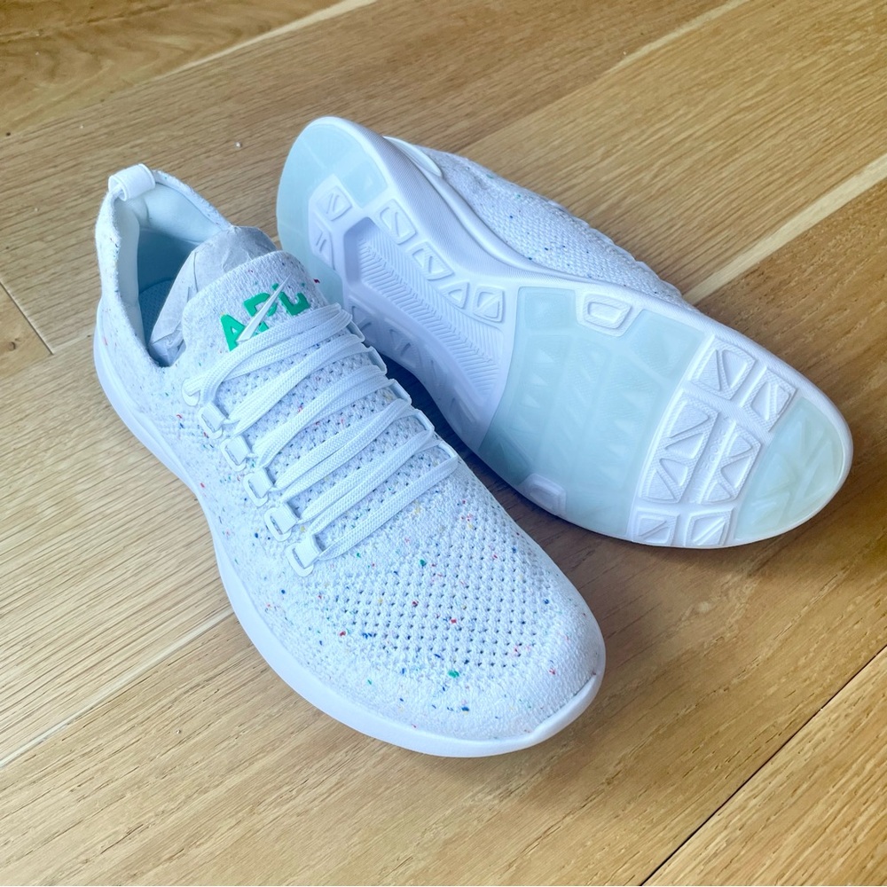 APL TechLoom Breeze white confetti woman’s 8.5